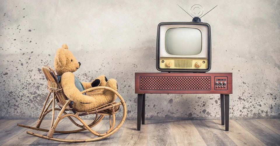 Televisor antic on es podria veure a Pippin